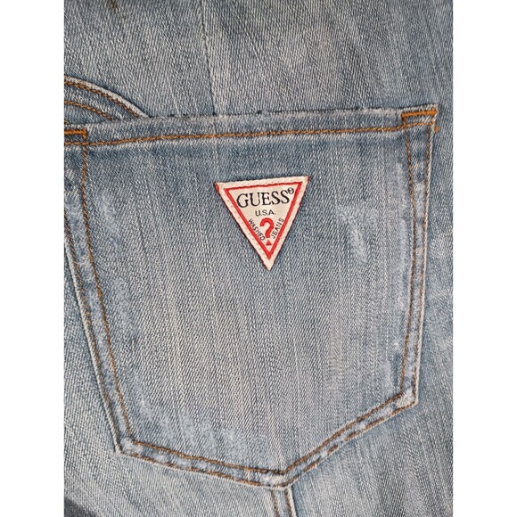 Vintage Guess Original Jeans Womens Western Mid Rise Western Button Size 28 - Picture 8 of 11